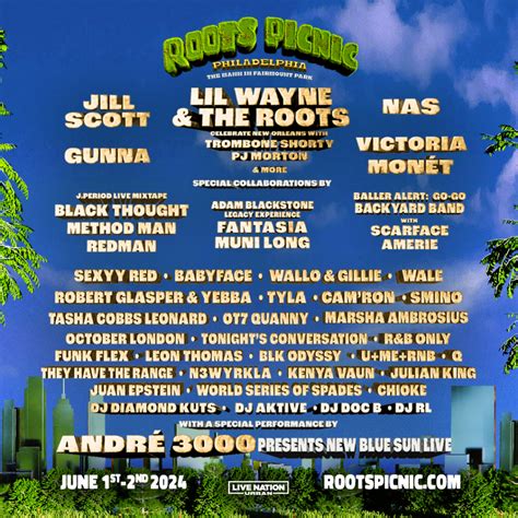 2024 ‘Roots Picnic’ Full Lineup Announced - newsone.com