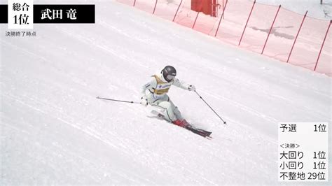 【第59回】全日本スキー技術選手権大会|3日目決勝リザルト