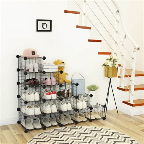 Tribesigns 9 Tiers Shoe Rack, 28-32 Pairs Large Separable Shoe