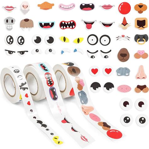 Eyeball stickers SLEEPY EYES Decals pick a size - width is each single eye