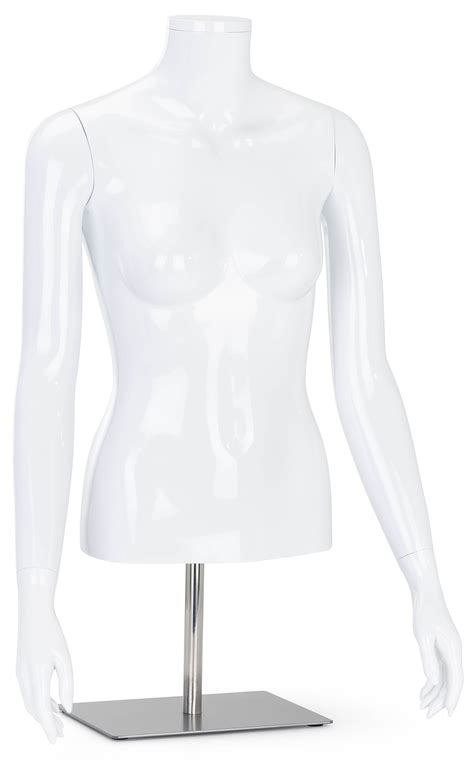 Female Mannequin 69 Torso Dress Form Full Body Realistic Mannequin w/Metal  Base