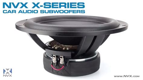 NVX Car Speakers, Subwoofers, Amplifiers and Installation Accessories