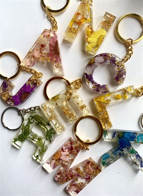 2024 Resin Letter Keychain Ideas our 
