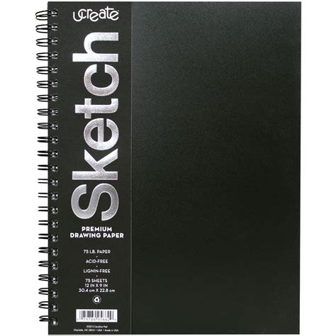 LYTek Sketch Books,Sketchbook Hardcover for Drawing and Sketching, with  Spiral Wire and Pencil Loop, Acid Free Paper and Perforated Line,6x9