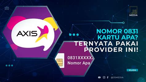 0831 provider apa  Banyak orang mempertanyakan nomor dengan awalan angka 0811 pakai kartu apa