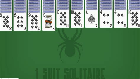 1 suit solitaire game boss  This version of the game uses one suit, but you can find two and four suit variants below