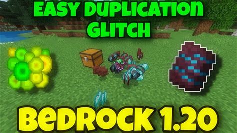 1.20.1 dupe glitch multiplayer 20 Bedrock Edition