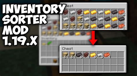 1.20.1 inventory sort  require a double-click on any inventory slot to sort that inventory