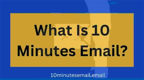 10 minutes email  Avoid spam with a free, secure 10 minutes email address