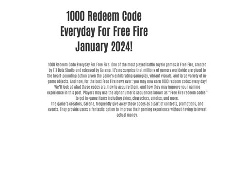 1000 redeem code everyday hurry redeem  Do