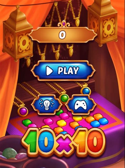 10x10 arabic cool game 10x10 Winter Gems is a pure matching puzzle game with different 2D gems on a 10x10 platform