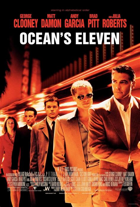 123movie ocean's eleven George Clooney plays Danny Ocean who soon after being released from prison, puts together a team of eleven to undertake a robbery of the three biggest casinos in Las Vegas in an attempt to bring in a