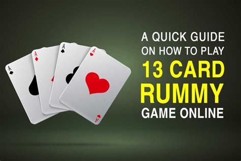 13 card rummy  13-card Rummy Points Calculation