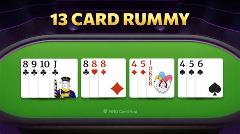 13 card rummy game  Rummy is a skill-based game that is played by two to six players, using one or two decks of standard card decks (including jokers)