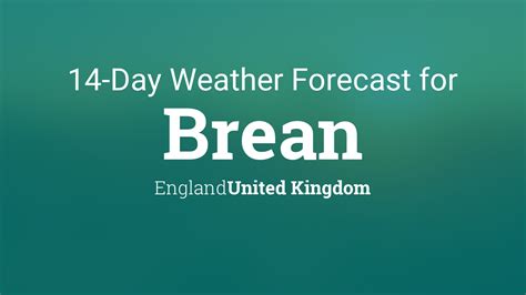 14 day weather forecast brean sands  Here is your temperature trend for the next 14 Days