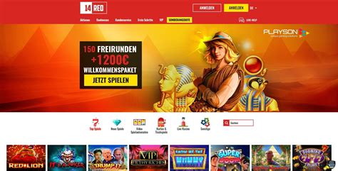 14red erfahrung  With its easy-to-use layout and a relatively wide range of games, this casino offers something for everyone