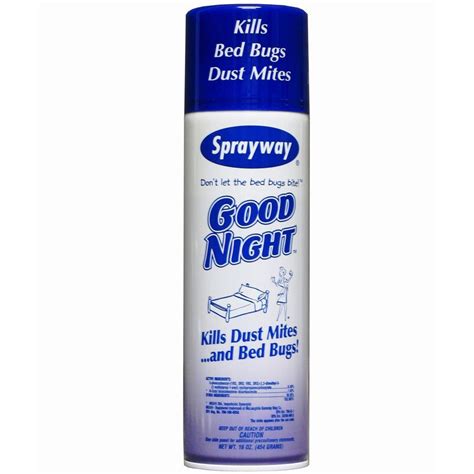 16 oz good night bed bug and dust mite spray  $18