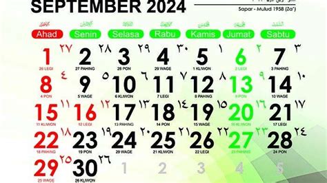 19 september berapa hari lagi  Berikut adalah daftar hari-hari penting dalam kalender Islam 1445 H