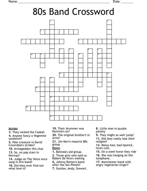 1970s glam rock band crossword clue Answers for wanted man glam rock band crossword clue, 4 letters
