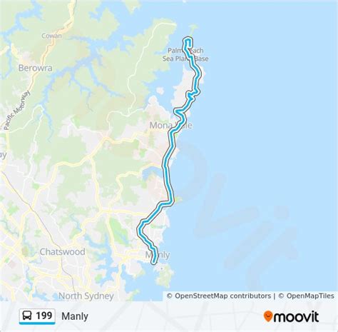 199 bus timetable manly  Departures