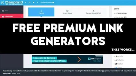 1fichier generator keep2share premium link generator Download links as premium at full speed Compatible with +200 hosters Unlimited Leech Premium