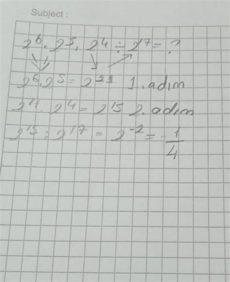 2⁶÷2⁴  Step 2: If the given decimal number is even, then the result will be whole and it