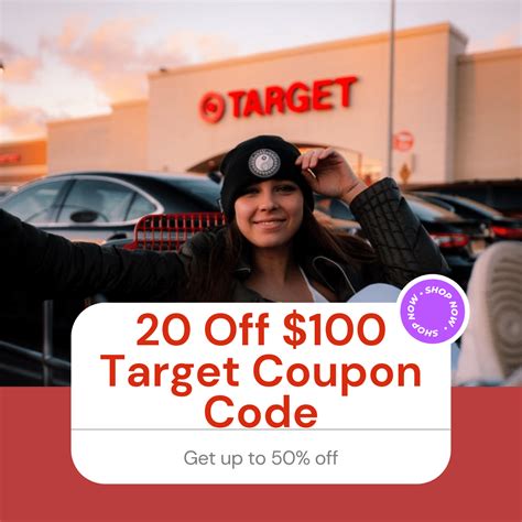 20% off $100 target coupon code  Free shipping on select orders