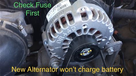 2002 chevy tahoe alternator  Battery light is flashing, replaced battery, replaced serpentine belt, had alternator load tested and it was fine, replaced terminals on the battery cause the others were corroded pretty bad and after all that the car still wont register over 12 volts and the light is still blinking