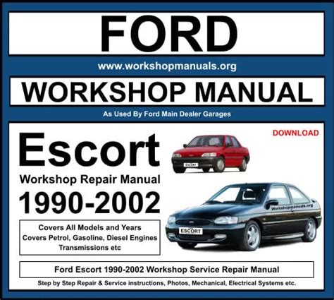 2002 ford escort service manual  2001 Ford Escort