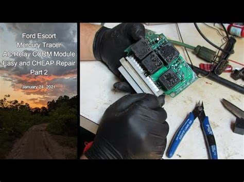 2003 ford escort ccrm relay The PCM power relay is ok, operates the FPRelay fine, FPRelay gets the 12V but 6