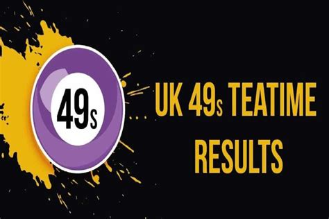 2010 lunchtime and teatime results  TEATIME RESULT