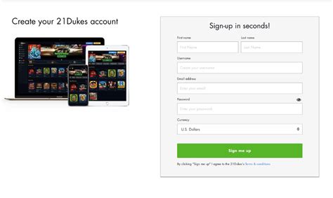 21dukes sign up Home Bonuses 21Dukes Casino - $150 no deposit bonus 21Dukes Casino - $150 no deposit bonus 21Dukes Casino This bonus is valid for new players