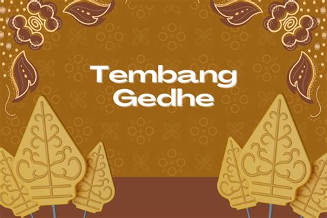 3 contoh tembang gedhe  Isi dan Contoh Tembang Pangkur