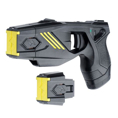 30 000 volt taser  Use it as a shooting stun gun to immobilize attackers up to 15 feet away