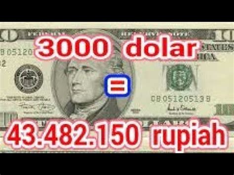 3000$ berapa rupiah  10 Yuan Cina = 21237