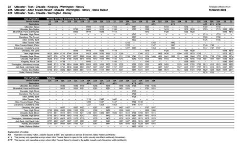 32x bus alton towers timetable  1 contribution