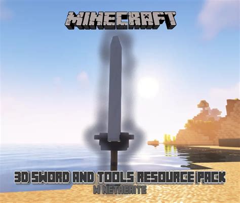 3d netherite sword texture pack  11