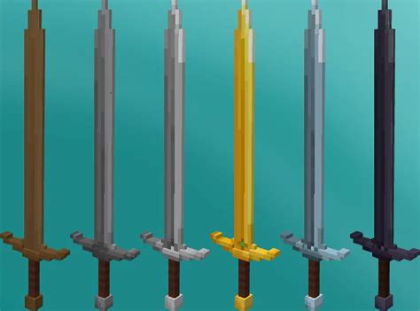 3d sword resource pack  The Swords even support emissive textures