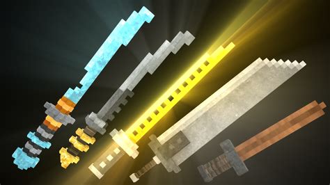 3d swords texture pack Adventure Time Swords Pack! [DOWNLOAD] 32x Minecraft 1