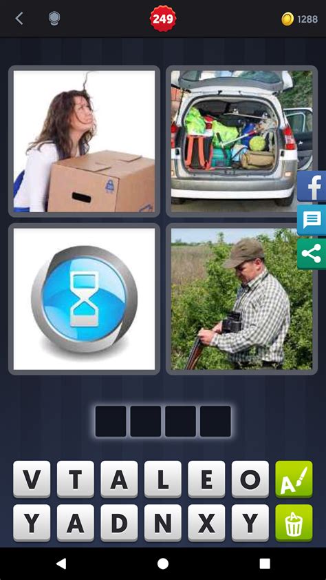 4 pics 1 word level 249 answer 7 letters  4 Pics 1 Word Level 229 Answer