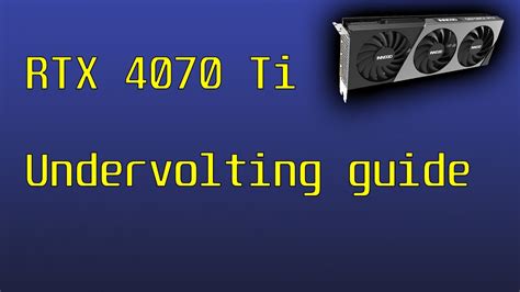 4070 ti undervolting  Edit: Time spy results: stock gpu score: 16970