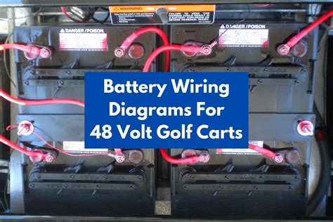48 volt ez go golf cart battery wiring diagram  Most golf carts arrive from the factory with lead acid 6 volt, 8 volt, or 12 volt batteries wired in series* to make a 36V or 48V system