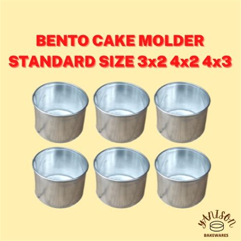 4x3 bento cake size 