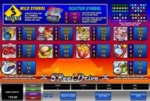 5 reel drive pokies A 5-reel slot machine is a game with a layout of 5 reels (vertical lines of symbols)