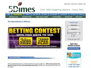 5dimes promotions  reward programs and promotions for your account
