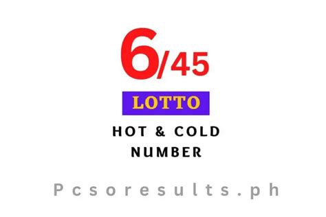 6 45 hot and cold numbers  The cold numbers (least common numbers) are 40, 6, 48, 22, 25