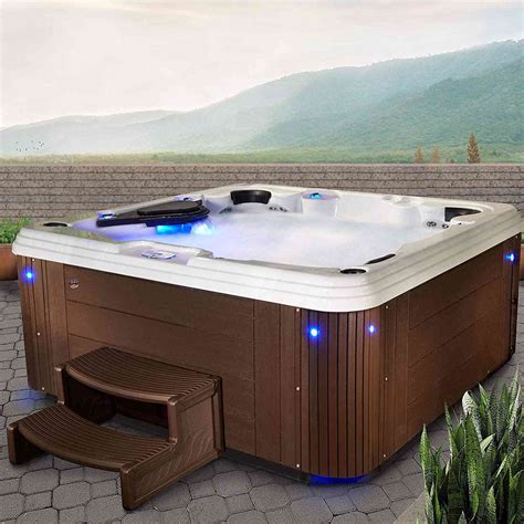 6 person hot tubs west sacramento  • Round, 4-person spa has you relaxed in no time with the SaluSpa Massage system, rapid heating, and integrated water filtration