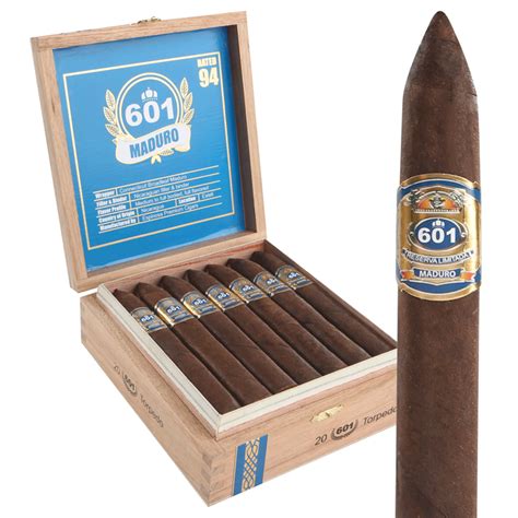 601 blue label maduro torpedo  Oliva Serie V Melanio Maduro Torpedo (6