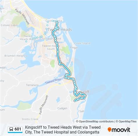 601 bus timetable tweed heads  Trip Details