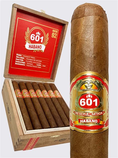 601 red label habano robusto  Rated 3